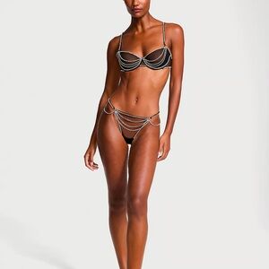 NWT DREAM ANGELS Victoria's Secret  Crystal Balconette Bra & Matching Panty